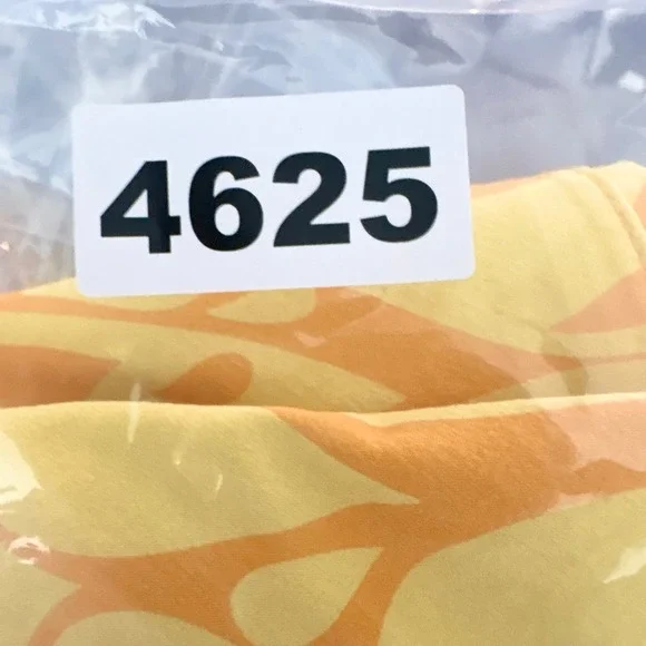 Outdoor Voices The Exercise Dress Large Yellow Orange Abstract Floral Activewear - Picture 9 of 9